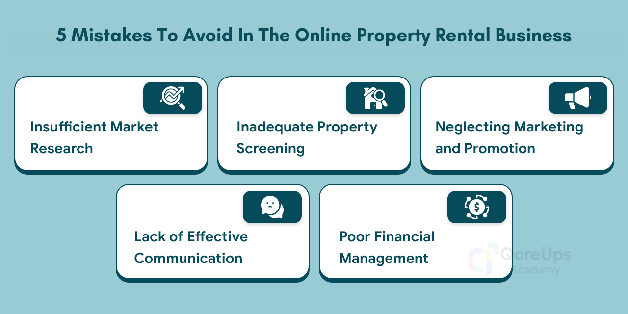 5 Mistakes To Avoid In The Online Property Rental Business